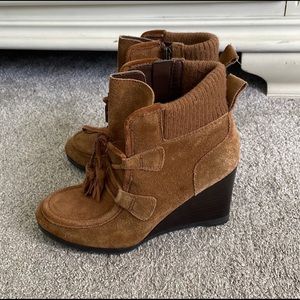 Franco Sarto Wedge Booties